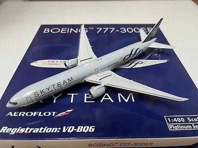Phoenix 400 Aeroflot Russian Airlines SU B777-300ER  SkyTeam Color  1:400 • $89.99