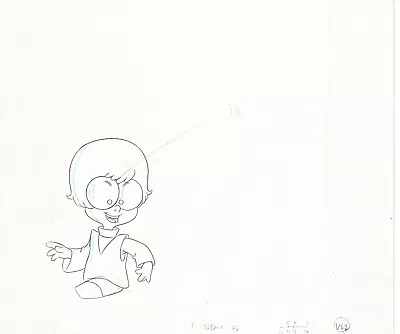 Scooby Doo Pup Velma Hanna Barbera 88-91 Production Animation Cel Drawing V2 • £48.20