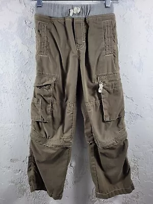 Mini Boden Youth 9Y Convertible Pants Cargo Pockets Drawstring Waist Boys • $12.44