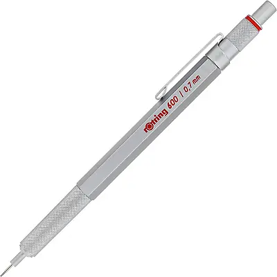 Rotring 600 Mechanical Pencil 0.7 Mm Silver • $29.94