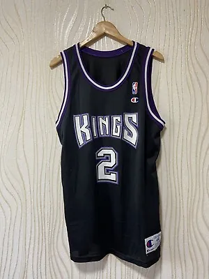 SACRAMENTO KINGS BASKETBALL SHIRT JERSEY CHAMPION Sz 44 MEN MITCH RICHMOND #2 • $149.99