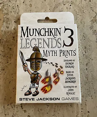 Munchkin Legends 3: Myth Prints - 1st Edition 2nd Printing - Expansion Pack • $99