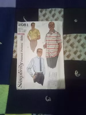 Vintage Simplicity Printed Pattern 2081 • $0.99