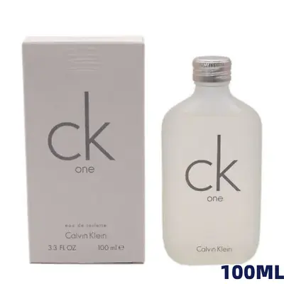 Ck One By Calvin Klein Cologne Perfume Unisex 3.4 Oz New In Box FAST SHIPPING • $19.03