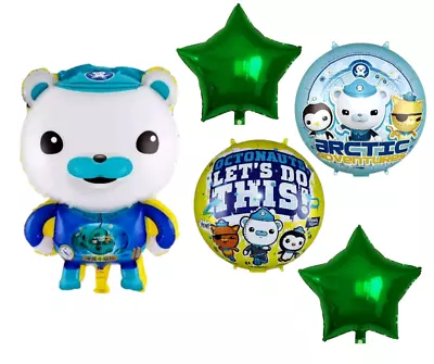 New Large Octonauts Themed  Foil Balloon Captain Barnacles Birthday Decorations • £7.50