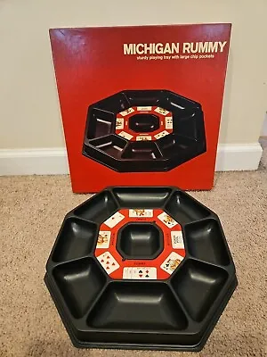 Vintage Michigan Rummy Plastic Game Board #2465 1974 Lowe • $11.99