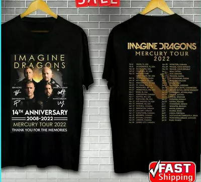 Imagine Dragons T Shirt.! DAD Gift/ DOuble Sided Gift New • $12.99