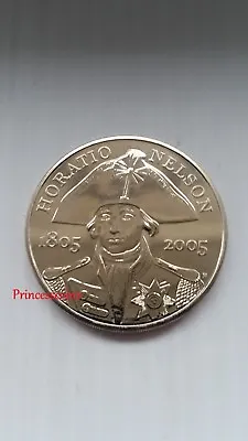 Royal Mint 2005*200th Anniversary Of Horatio Nelson Unc* £5 Five Pound-km#1054 • £26.99