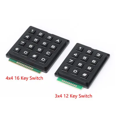 3x4 4x4 Matrix Array 12 16 Key 3*4 4*4 Switch Keypad Keyboard Module For Arduino • $34.65