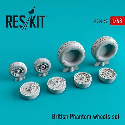 Reskit RS48-0067 BRITISH PHANTOM WHEELS SET (1/48) • £6.99