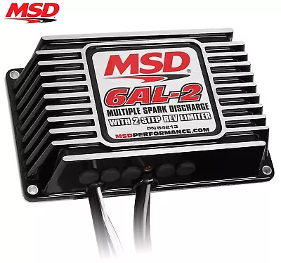 MSD 64213 6AL-2 Ignition Box Digital W/ Built-In 2 Step SBC BBC SBF Chevy Ford • $430.87