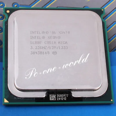 Intel Xeon X5470 3.33 GHz Quad-Core SLBBF LGA 771/Socket J  Processor CPU • £57.66