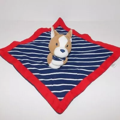 2016 Gymboree Red Blue Corgi Puppy Dog Security Blanket Baby Lovey Nunu Soother • $31.99