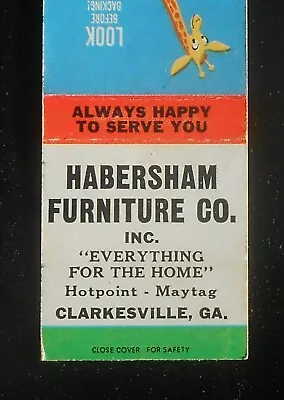 1950s Habersham Furniture Co Everything For Home Hotpoint Maytag Clarkesville GA • $4.32