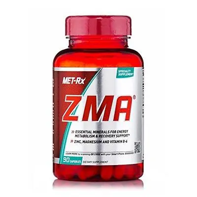 MET-Rx ZMA Supplement Supports Muscle Recovery 90 Capsules • $19.49