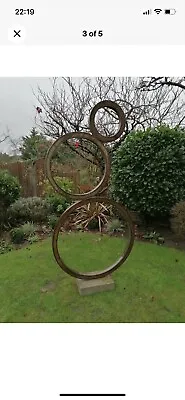 Metal Art Garden Sculpture Modern Hand Made • £659.95