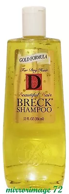 Vintage BRECK Shampoo For Dry Hair Gold Formula 12 0z. Discontinued RARE/HTF • $54.89