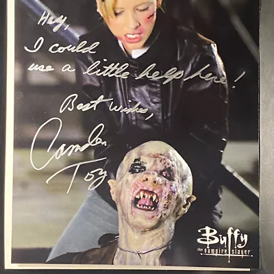 CAMDEN TOY (UBERVAMP FIRST EVIL) SIGNED ‘BUFFY THE VAMPIRE SLAYER’ 8x10 COA • $9.95