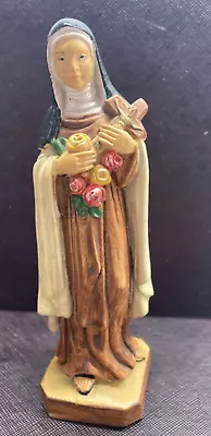 Vintage ST THERESE Of Lisieux 6” Figurine Made In Italy Little Flower • $10.25