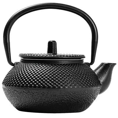  Cast Iron Teapot Coffee Decor Home Kettle With Infuser Decorate • £13.25