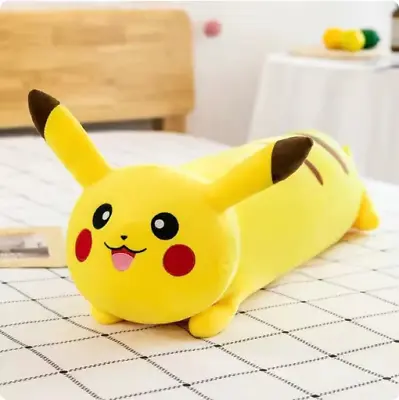 160cm Pokmn Pillow Pikachu Large Long Plush Toy Bed Sleeping Pillow Decoration B • $119.99