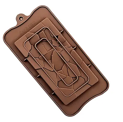 £2.49 • Buy Silicone Fragments Chocolate Bar Mould Candy Blocks 