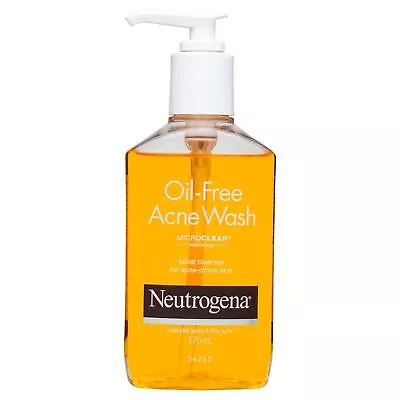 Neutrogena Oil Free Acne Wash For Acne Prone Skin With Salicylic Acid 175ml • $42.05