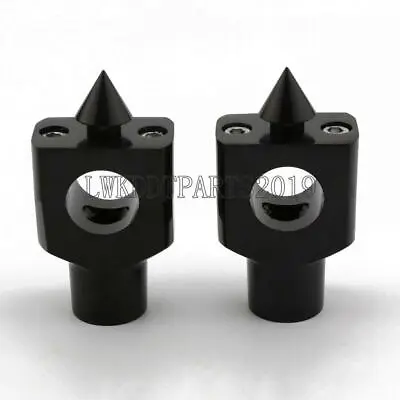 1  Black Handlebar Risers For Suzuki Boulevard C50 C90 C109R M109R M50 M90 S40 • $35.96