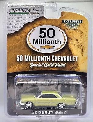 Greenlight Hobby Exclusive 1963 Chevy Impala Ss 50 Millionth Chevy Real Riders!! • $10.99