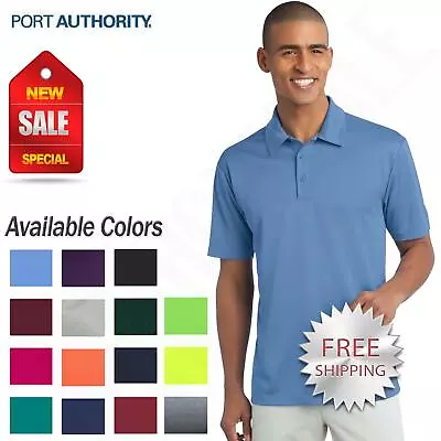 Port Authority Mens Dri-Fit SIlk Touch Performance Polo Golf Shirt M-K540 • $13.96