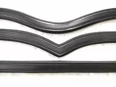 $9.99 • Buy Leather Empty Channel High Quality Bridle 6 MM Brow-Bands With Softy Padding