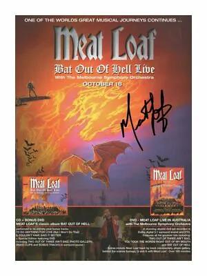 Meat Loaf Autograph Signed Photo Print • £6.89