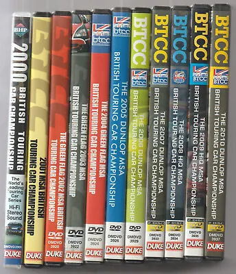£16.50 • Buy BTCC British Touring Car Championship Review DVD's 2000 To 2010 ~ Choose Year