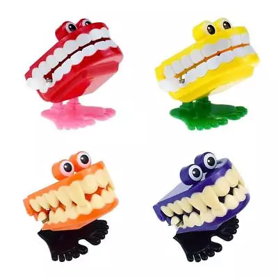 Wind Up Clockwork Toy Chattering Funny Walking Teeth Mechanical Toys Gift Hot • $3.92