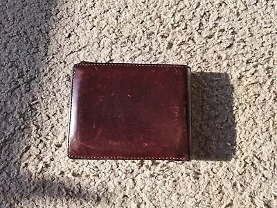Men's Coach Wallet Leather Bifold ID Card Holder Brown • $15