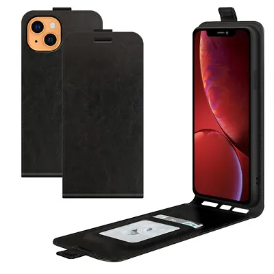 £8.39 • Buy Vertical Flip Premium Magnetic Phone Skin Cover Leather Case For Apple IPhone
