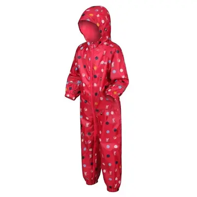 Regatta Toddler Girls  Pobble Peppa Pig Puddle Rain Suit Pink  Age 18-24 Months • £7.64