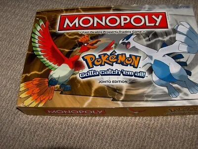 Monopoly Pokemon Johto Edition Board Game - INCOMPLETE READ DESC • $10