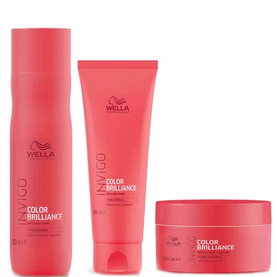 £29.99 • Buy Wella Invigo Colour Brilliance Shampoo 250ml + Conditioner 200ml + Mask 150ml