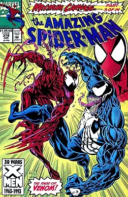 The Amazing Spider-man #378 Venom Vs Carnage! Marvel Comics 1993! Nr! Glossy! • $0.99