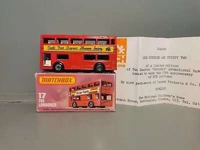 £16.56 • Buy Vintage 70s Matchbox No.17 London Bus Red Body Limited Edition 