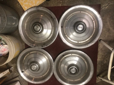 $18.99 • Buy (4) 1973 Pontiac 15  Wheel Covers Hubcaps (Missing Wire Baskets ) Rat Rod Custom