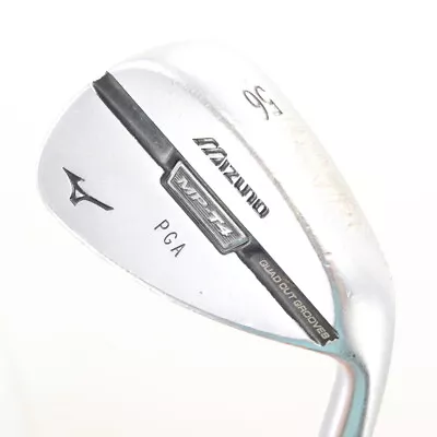 Mizuno MP-T4 MP T4 White Satin Wedge 56 Deg 56.10 Steel Stiff S300 S RH S-111272 • $47.78