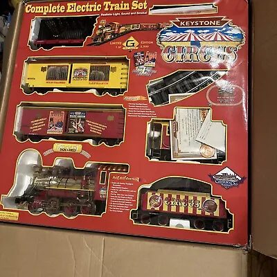 Keystone Circus Electric Train Set G Scale Die-cast Wheels Tested Complete • $299.99