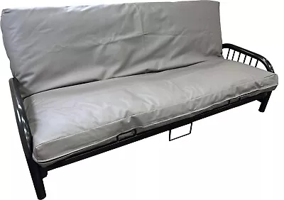 Queen Size Mercury Leather Vinyl Futon Cover Mattress Slipcover Bed Encasement • $92