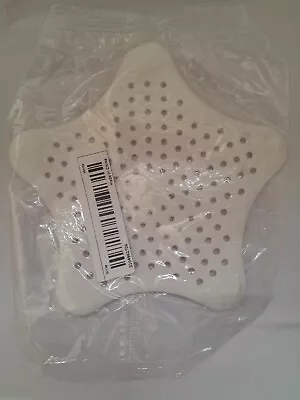 White Starfish Hair Trap: Easy Clean Chemical-Free Hair-Free Bath/Shower • £1.19