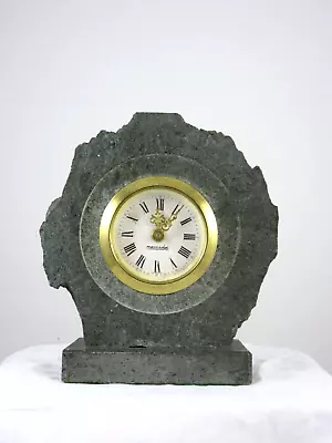 Vintage Mercedes West Germany Clock Slate Mantel FreeStanding • $31.11