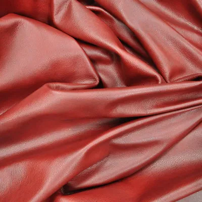 $200 • Buy Red Leather Hide Upholstery Whole Full Cow Hide 50 Square Feet Stunning