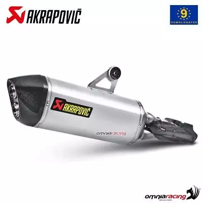 Akrapovic Exhaust Approved Titanium Slip-on BMW R1200GS / Adventure 2014-2016 • $1179.55