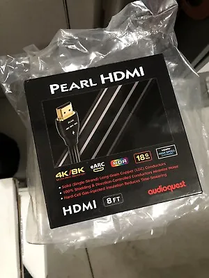 $199.99 • Buy LOT Of 10 Audioquest Pearl 8’ HDMI Cables NEW
